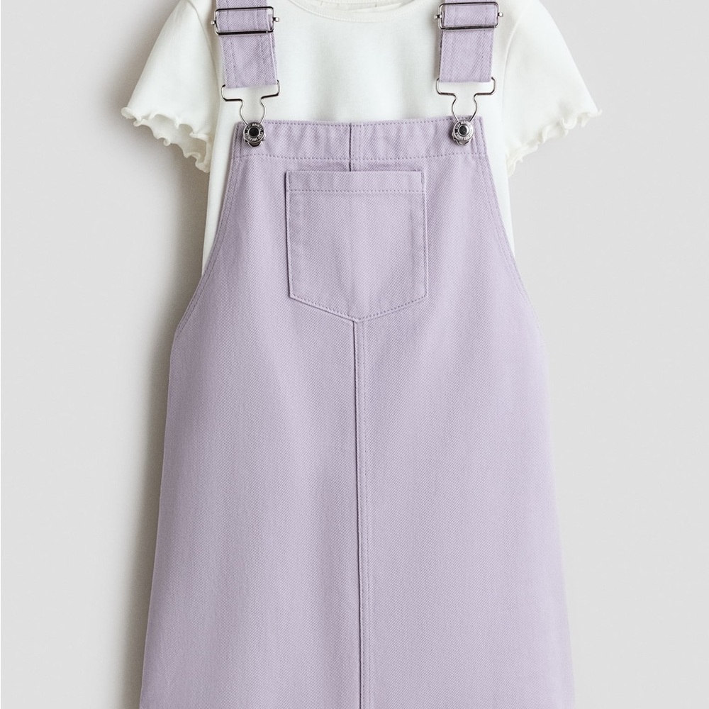 H&M Kids  Lavender Overall Dress